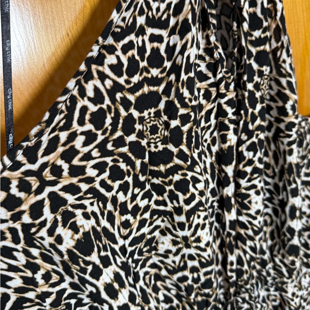 City Chic Animal Print Maxi Dress - Picture 6 of 7